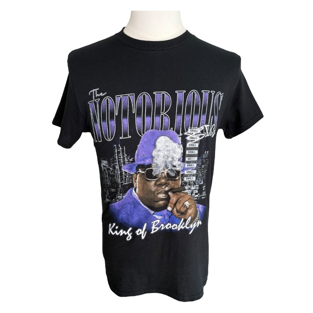 The Notorious B.I.G. King of‎ Brooklyn Graphic Print T-Shirt Small NWT